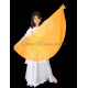 Voile demi lune enfant de danse orientale orange