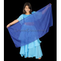 Voile enfant de danse orientale bleu roy