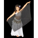 Voile enfant de danse orientale noir