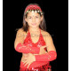 Manchons enfant de danse orientale rouge