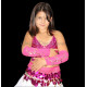 Manchons enfant de danse orientale fuschia