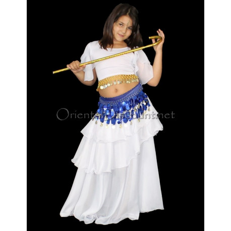 Canne de danse orientale enfant doré