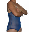 Body sous poitrine de danse orientale bleu