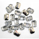 Lot de 20 strass à enfiler