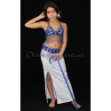 Canne de danse orientale enfant bleu roy