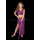 Canne de danse orientale enfant fuschia