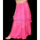 Jupe pétale enfant de danse orientale fuschia