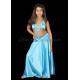 Soutien gorge satin enfant de danse orientale turquoise