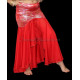 Jupe sirène enfant de danse orientale rouge