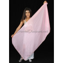 Voile enfant de danse orientale rose clair