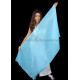 Voile enfant de danse orientale turquoise