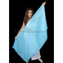 Voile enfant de danse orientale turquoise