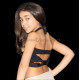 Top de danse orientale enfant noir