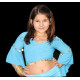 Top de danse orientale enfant 8/12 ans turquoise