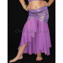 Jupe sirène enfant de danse orientale violet