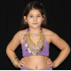 Brassière enfant de danse orientale violet