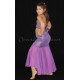Brassière enfant de danse orientale violet