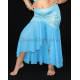 Jupe sirène enfant de danse orientale turquoise