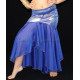 Jupe sirène enfant de danse orientale bleu roy