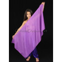 Voile enfant de danse orientale violet