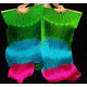 Eventail de danse orientale vert turquoise fuschia