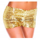 Short pailleté doré