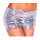 Short pailleté argenté