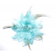 Fleur à cheveux turquoise