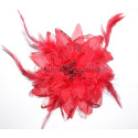 Fleur à cheveux rouge