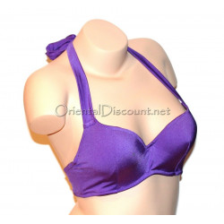 Soutien gorge de danse orientale violet