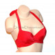 Soutien gorge de danse orientale rouge