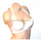 Soutien gorge de danse orientale blanc 