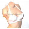 Soutien gorge de danse orientale blanc 