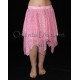 Jupe de danse orientale enfant pailletée rose clair