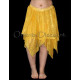 Jupe de danse orientale enfant pailletée jaune