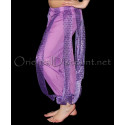 Sarouel enfant de danse orientale violet