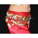 Ceinture de danse orientale enfant rouge