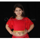 Haut enfant de danse orientale ROUGE