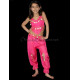 Ensemble enfant top sarouel fushia
