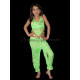 Ensemble enfant top sarouel vert