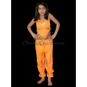 Ensemble enfant top sarouel orange