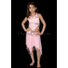 Ensemble enfant top jupe rose