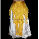 Ceinture de danse orientale à franges jaune
