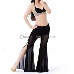 Tenue de cours de danse orientale noir et chair
