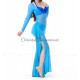 Tenue de cours de danse orientale turquoise et bleu roy