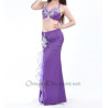 Costume de danse orientale violet