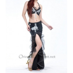 Costume semi pro de danse orientale noir