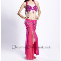 Costume de danse orientale fuschia
