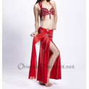 Costume de danse orientale rouge