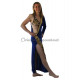 Robe baladi/Saidi de danse orientale bleu roy